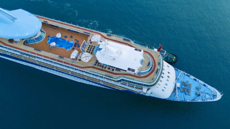 Cruise Ship headed for the shores of Bermuda
