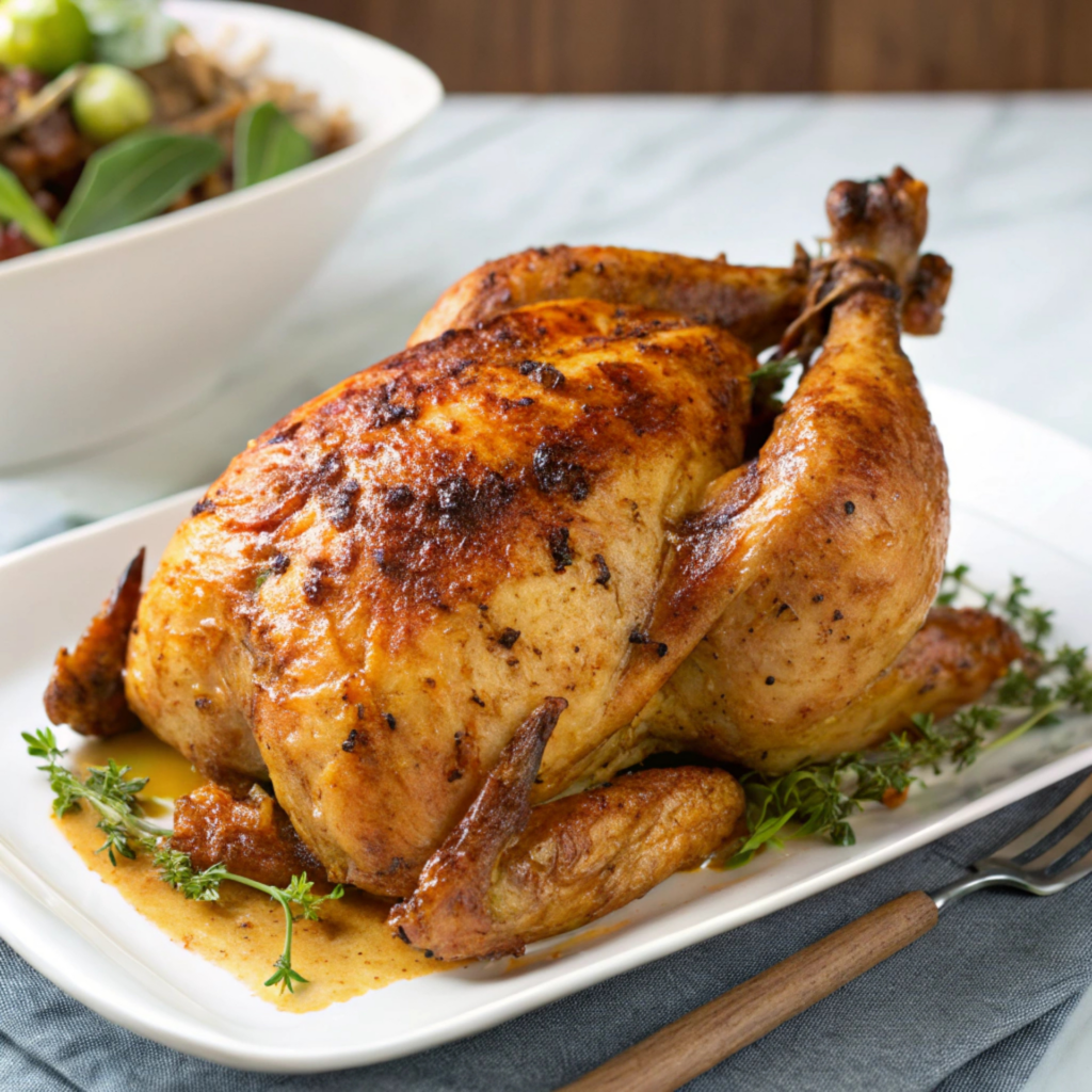 baked whole chicken